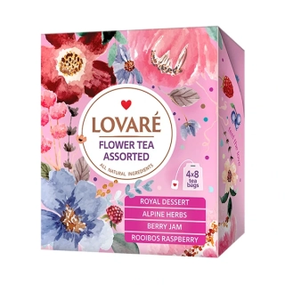 LOVARÉ flower tea assorted 32 sáčků